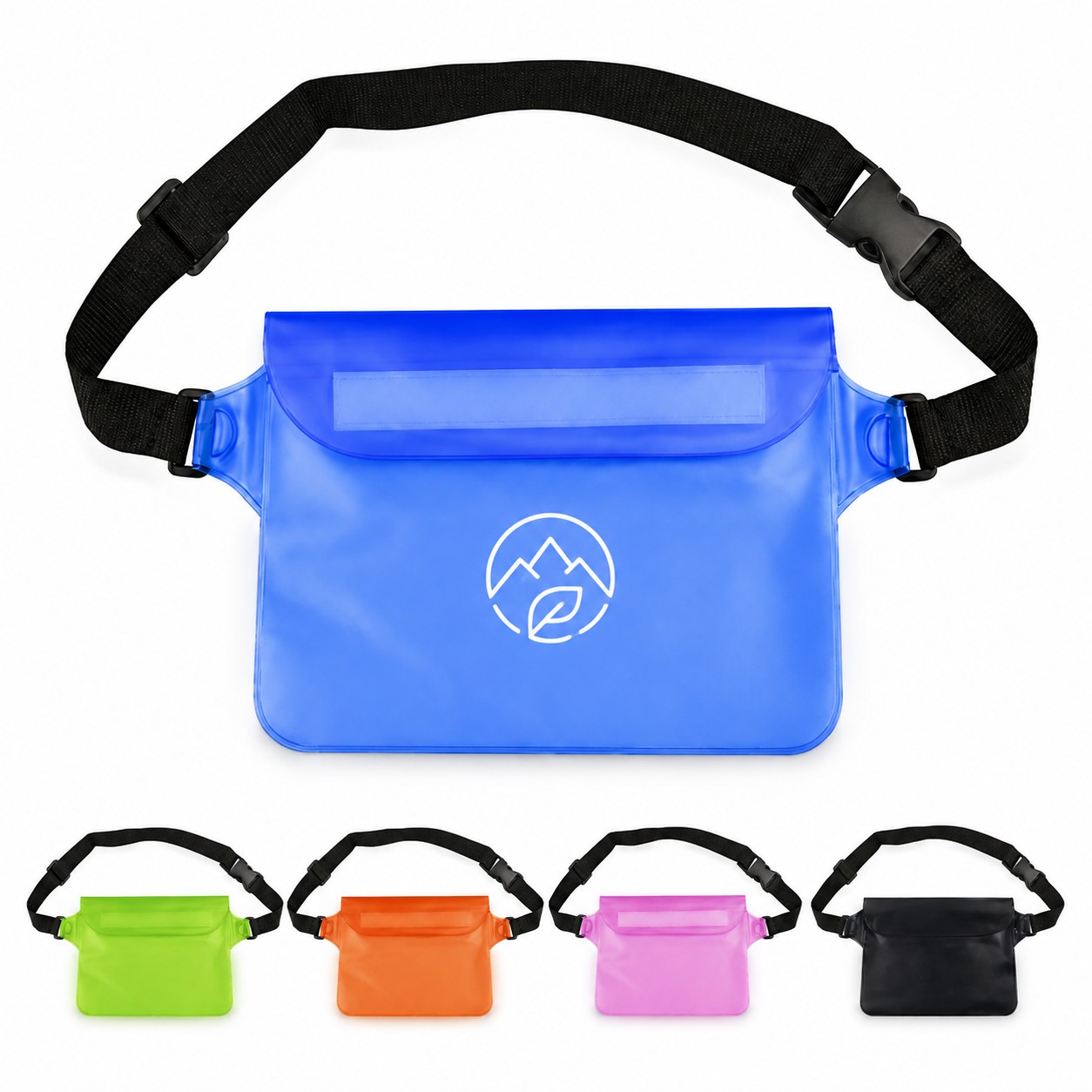 PVC Waist Pouch With Foldover Flap