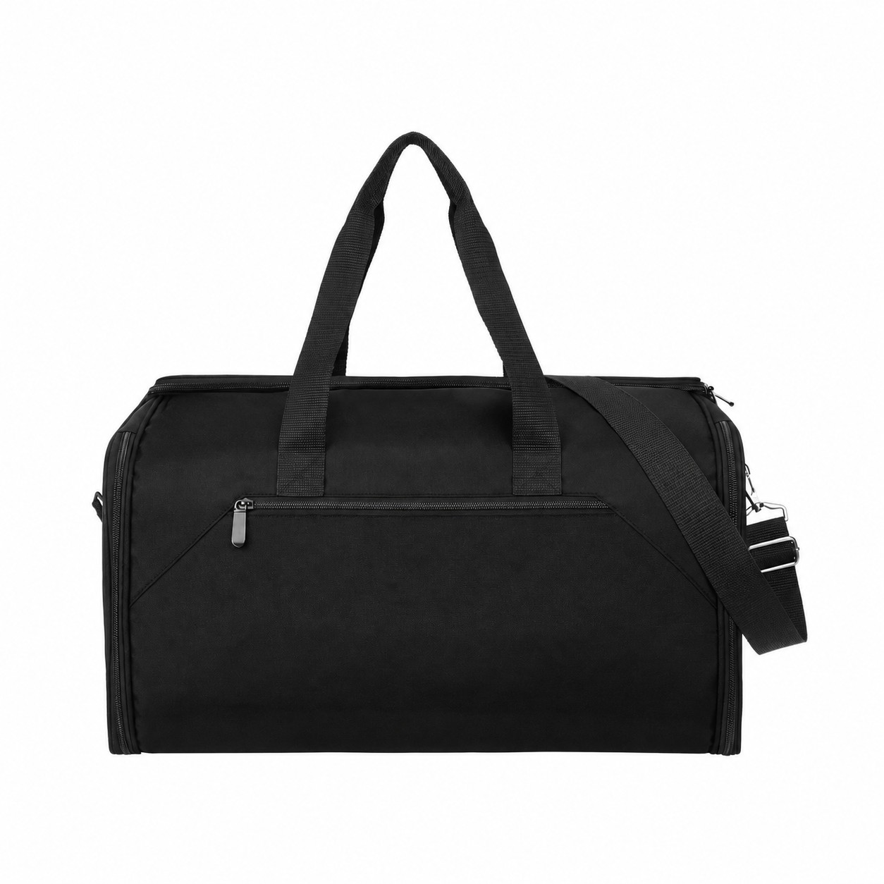 Recycled Polyester Duffel Bag — Black