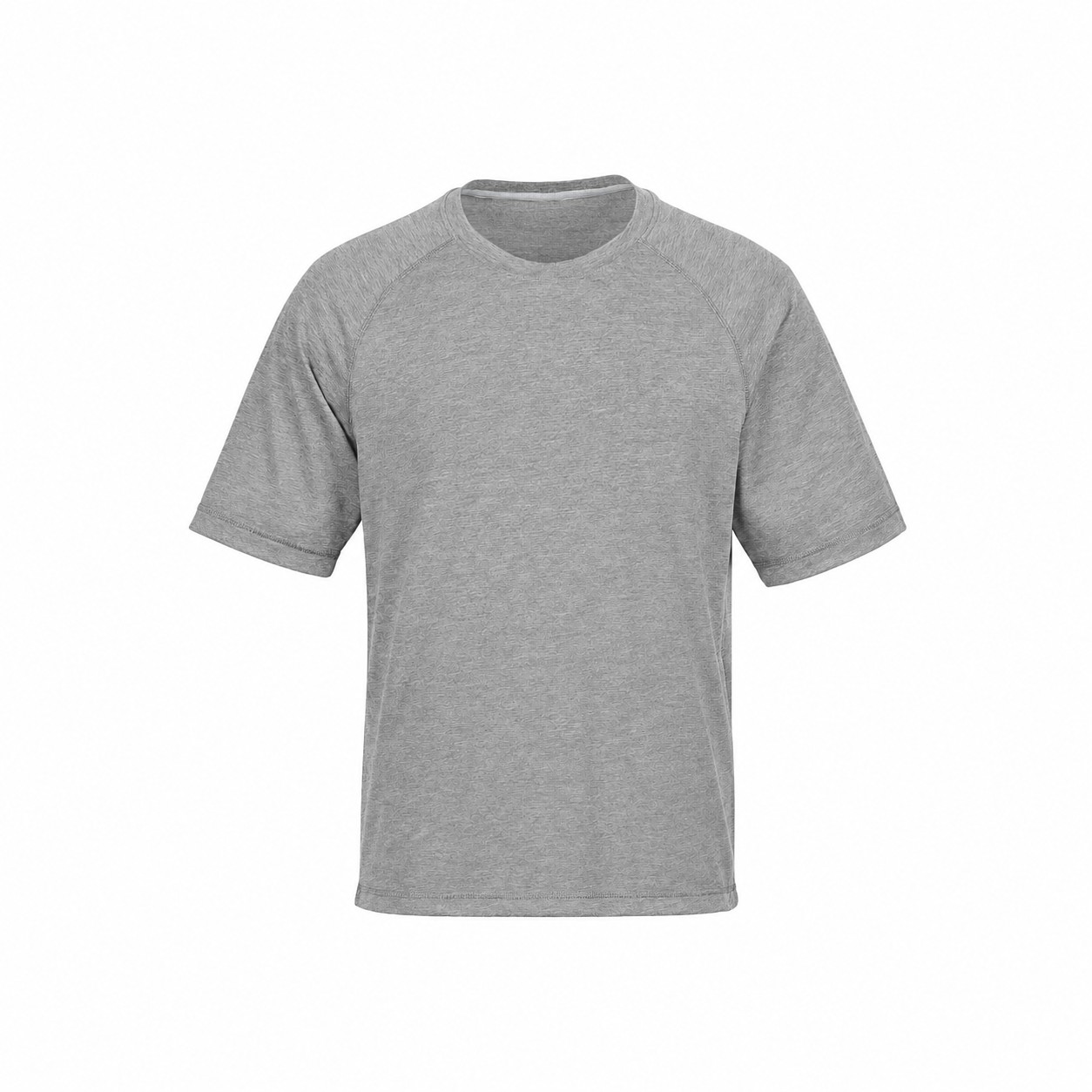 Men's Tri-Blend Moisture-Wicking Raglan T-Shirt — Gray