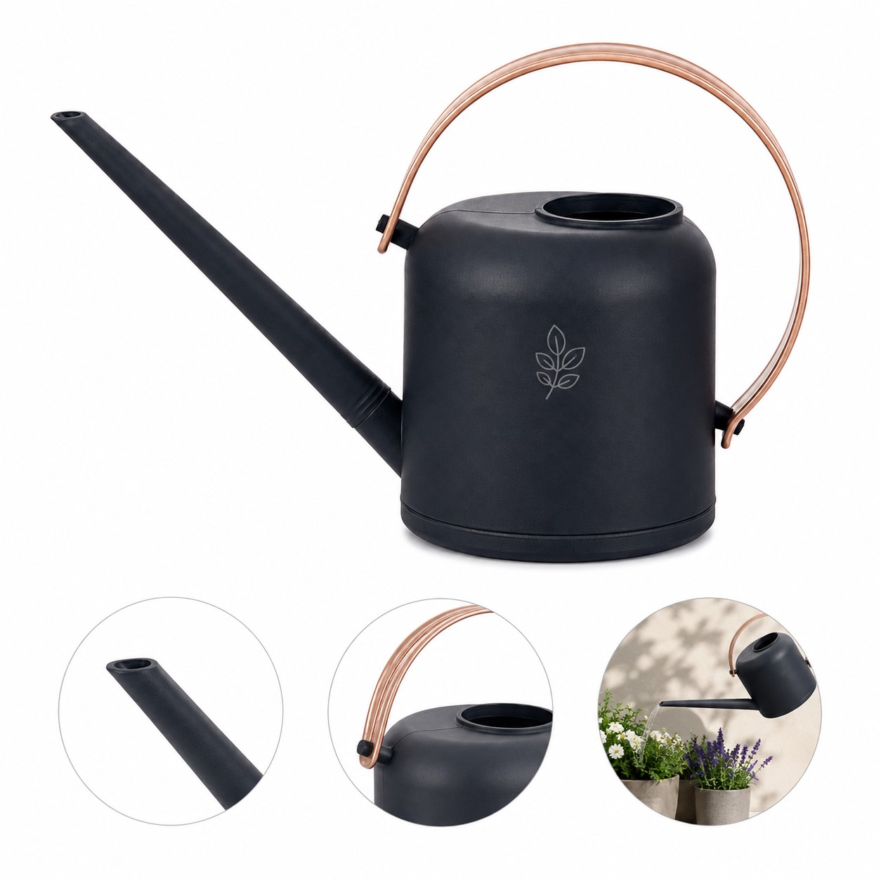Long Spout Polypropylene Garden Watering Can
