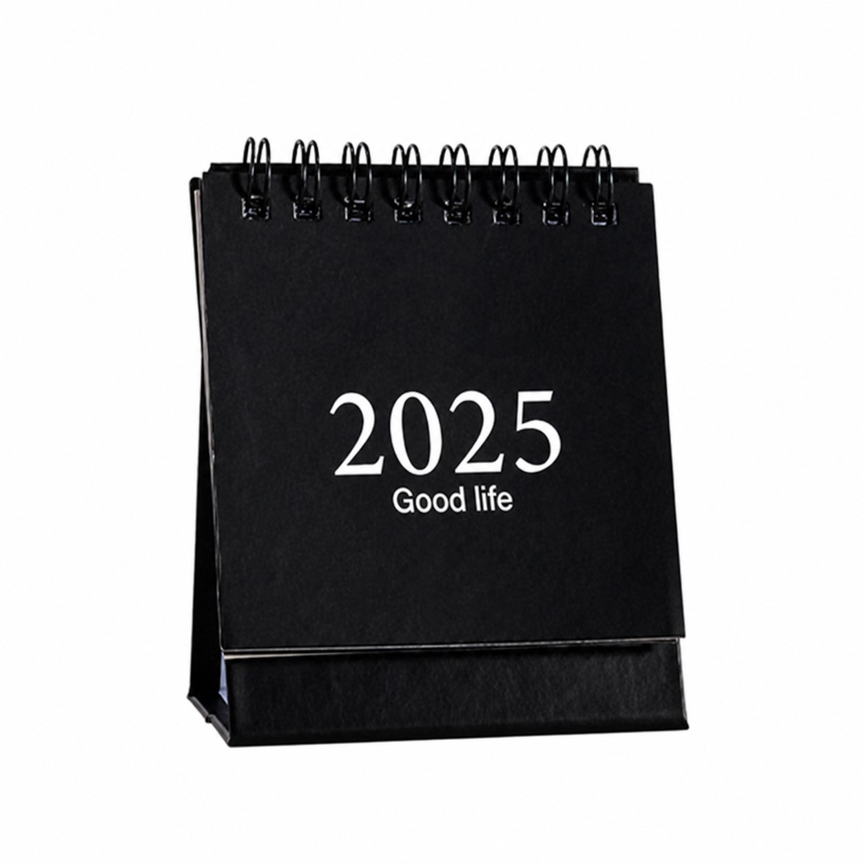 Small Paper Desk Calendar — Black