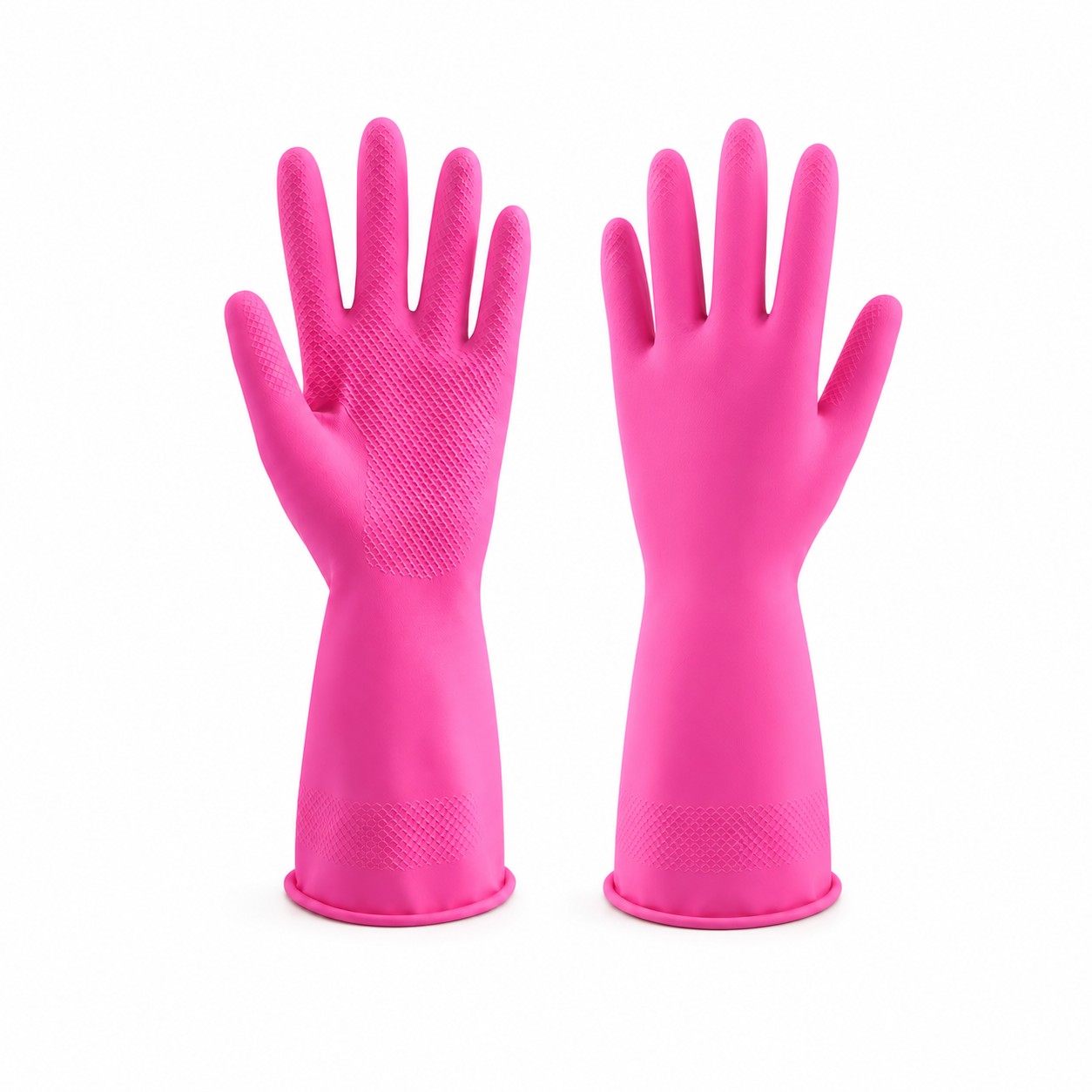 Long Cuff Rubber Cleaning Gloves