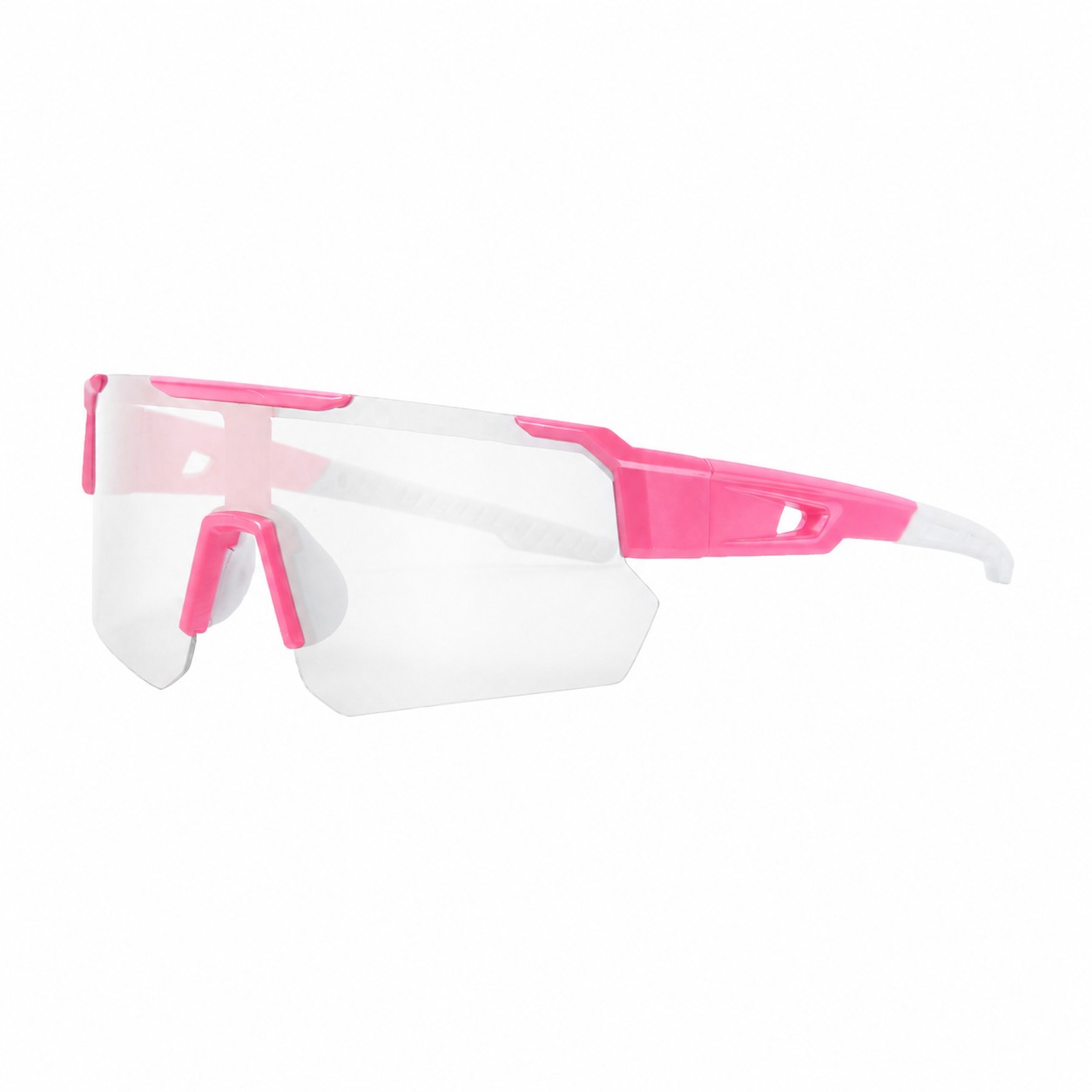 Viper Mirror Sport Sunglasses — White/Pink