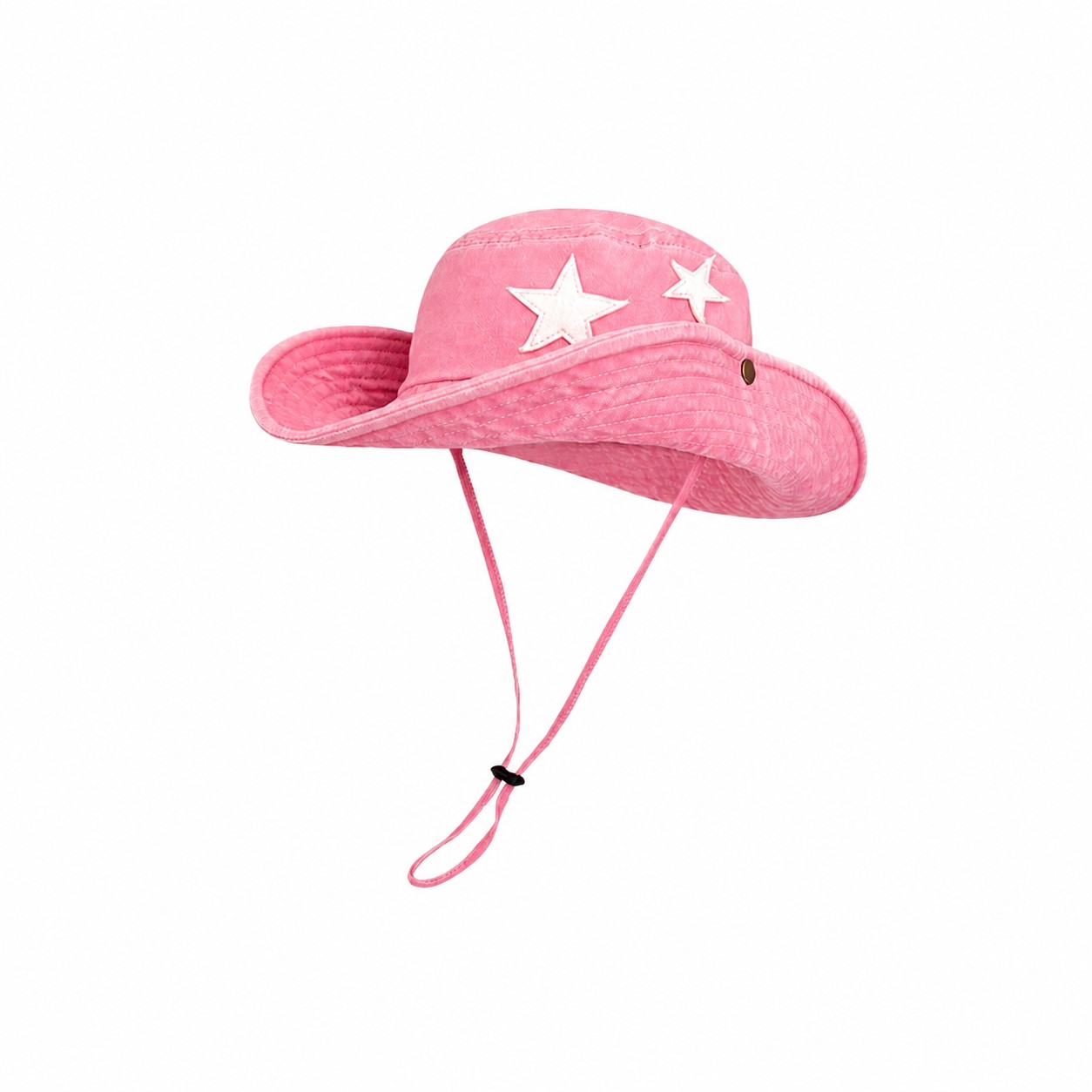 Cotton Star Western Sun Hat — Pink