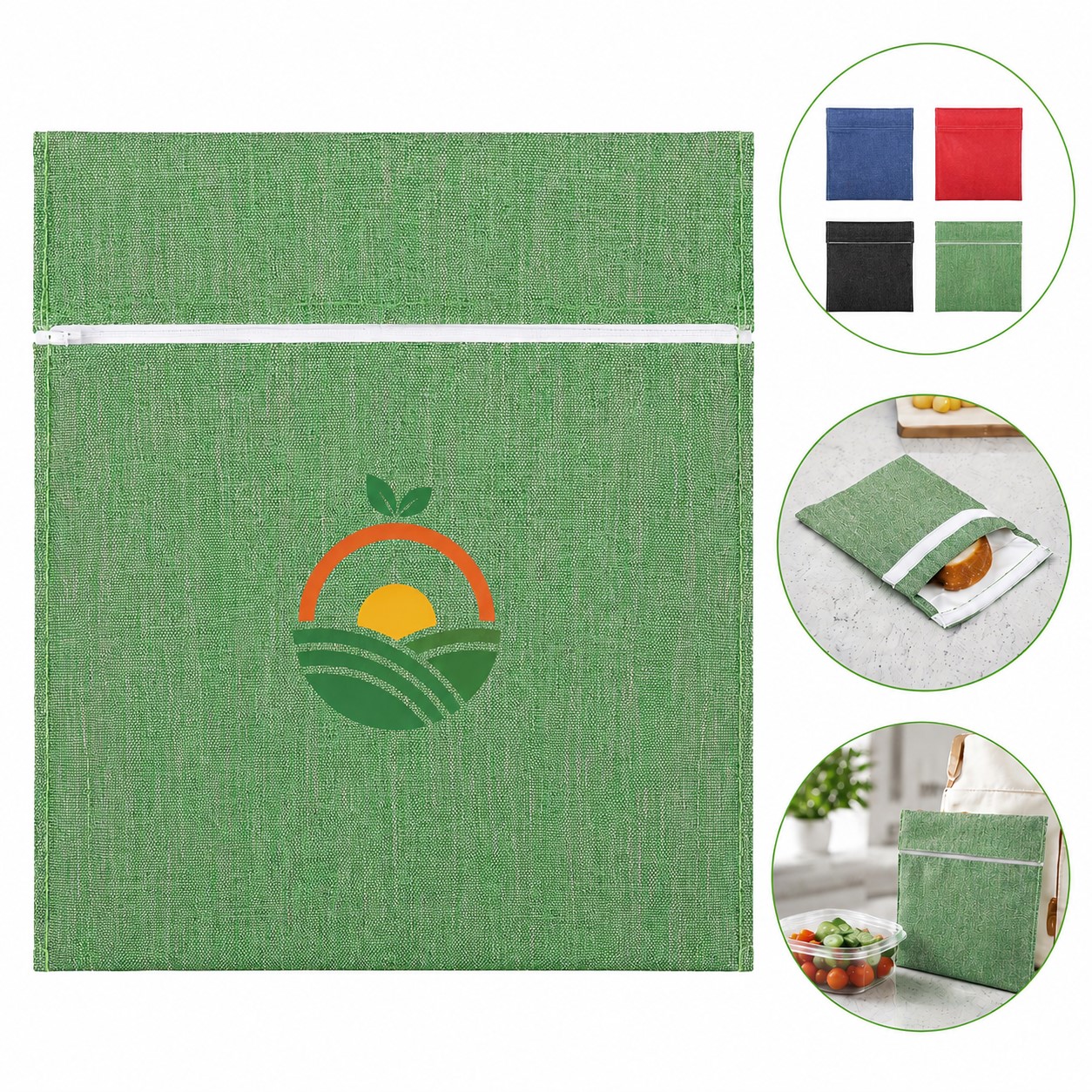 Polyester Sandwich Storage Bag — view 1
