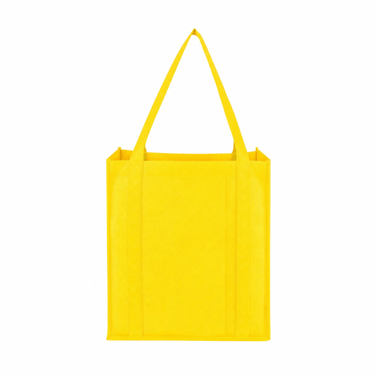 Reinforced Handles Tote Bag — Yellow