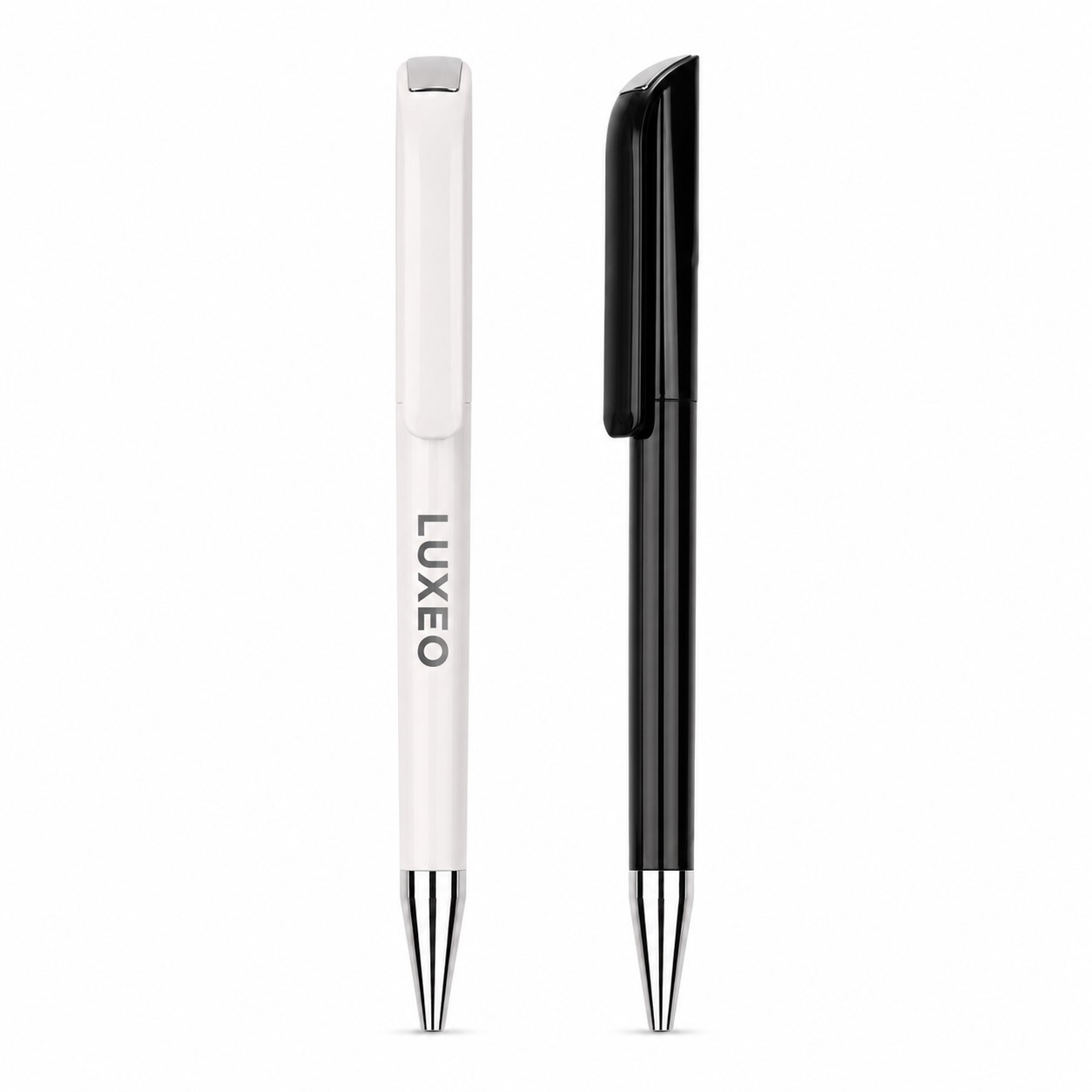 Slim Plastic Twist Action Ballpoint Pen