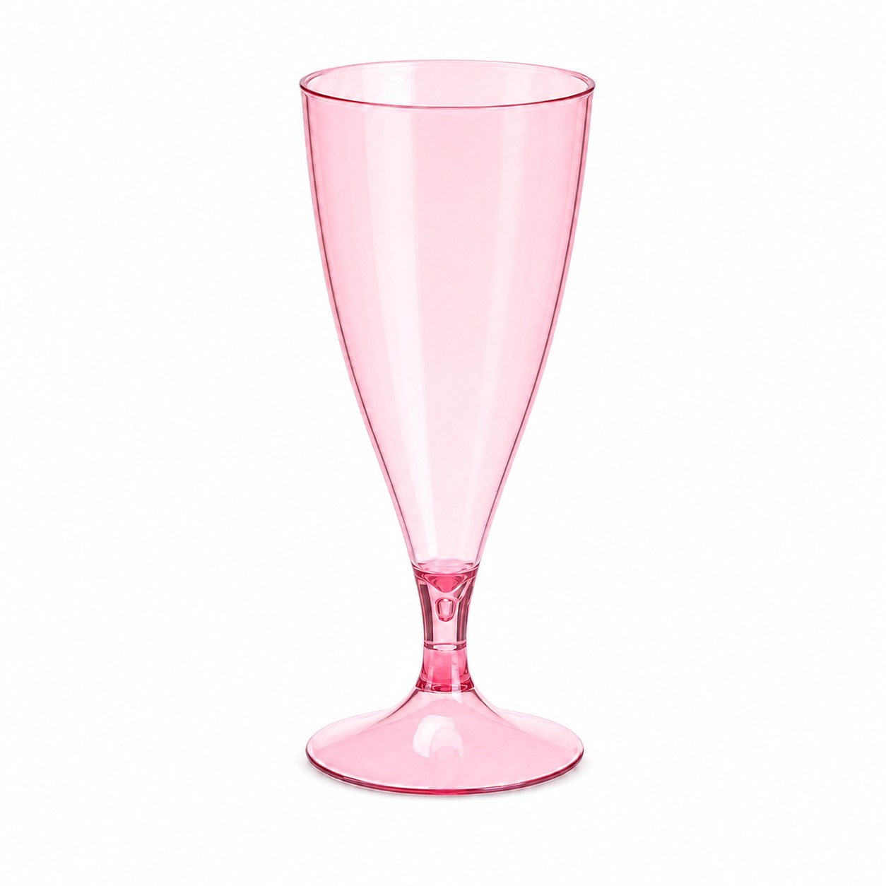 Reusable Plastic Wine Glasses — Pink