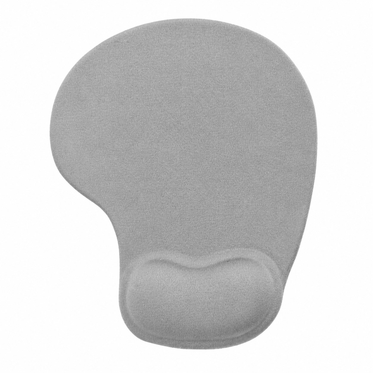 Full Page Gel Wrist Mouse Pad — Light Gray