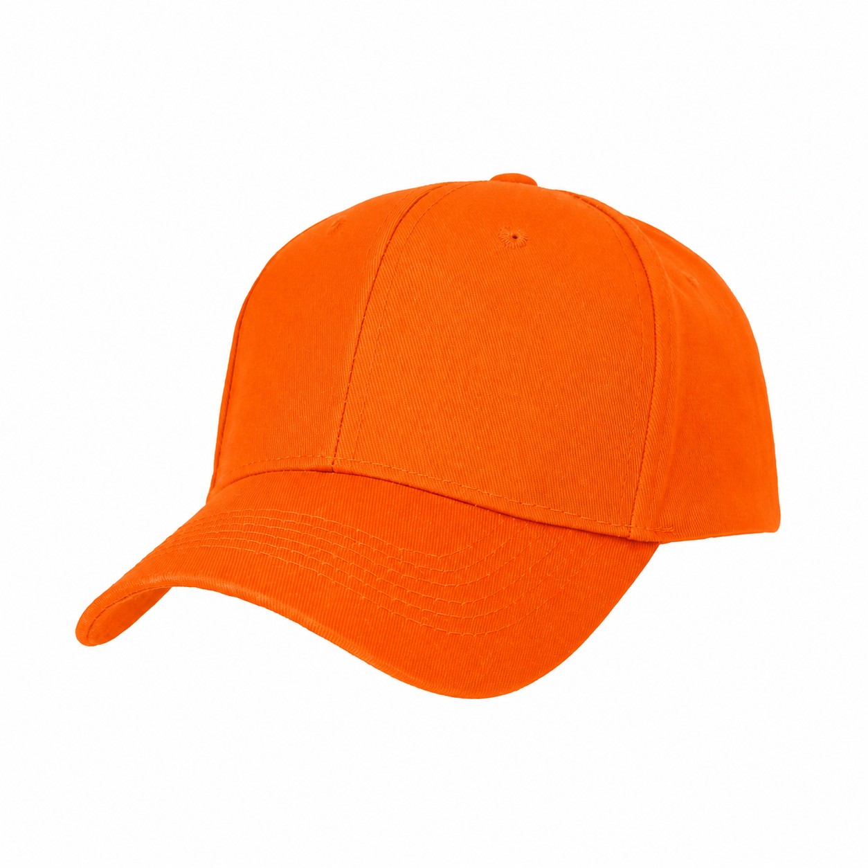 22.8-Inch Cotton Baseball Cap — Orange
