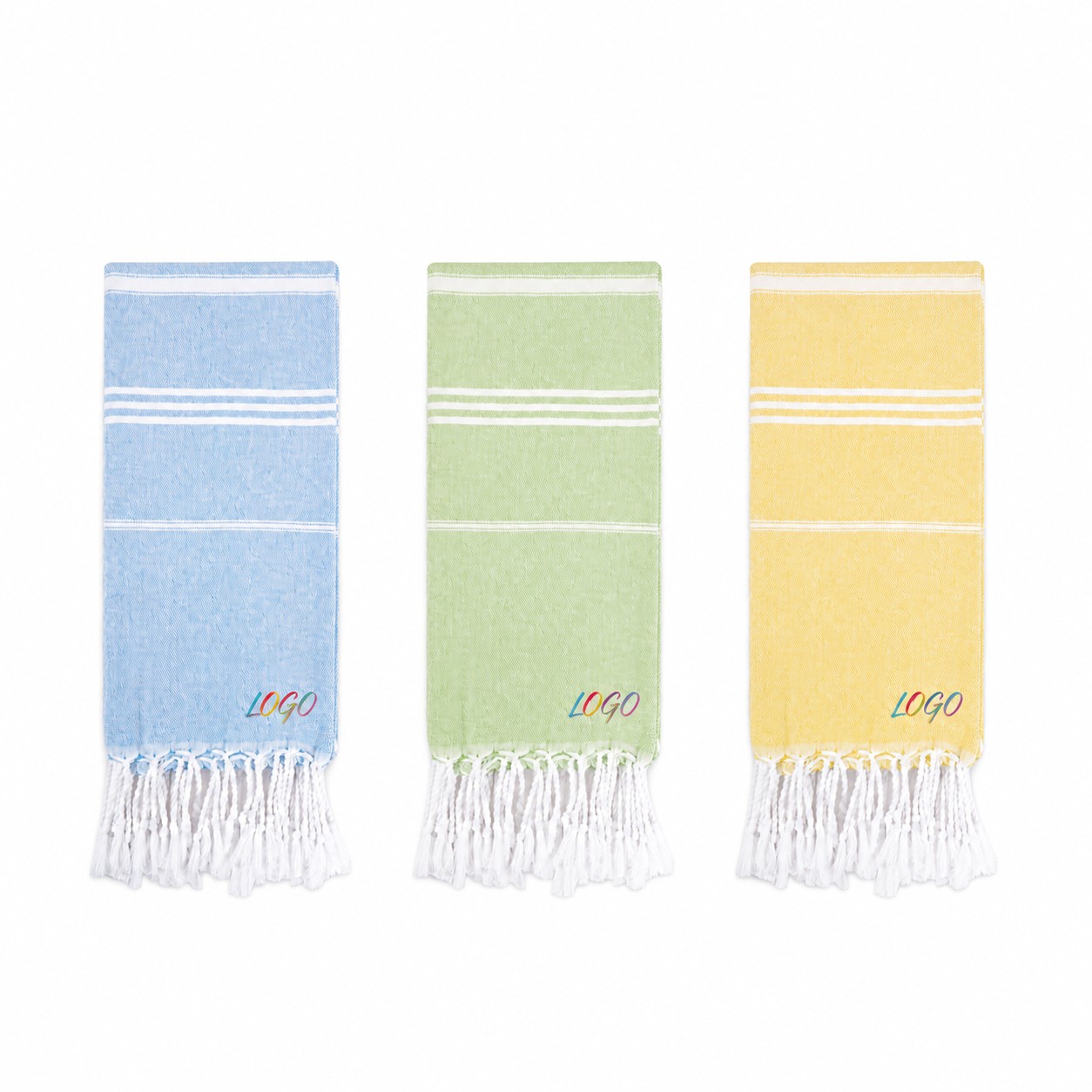 Fringed Cotton Turkish Beach Towel