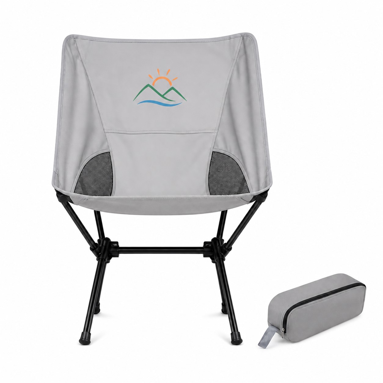 Portable Oxford Mesh Folding Camp Chair