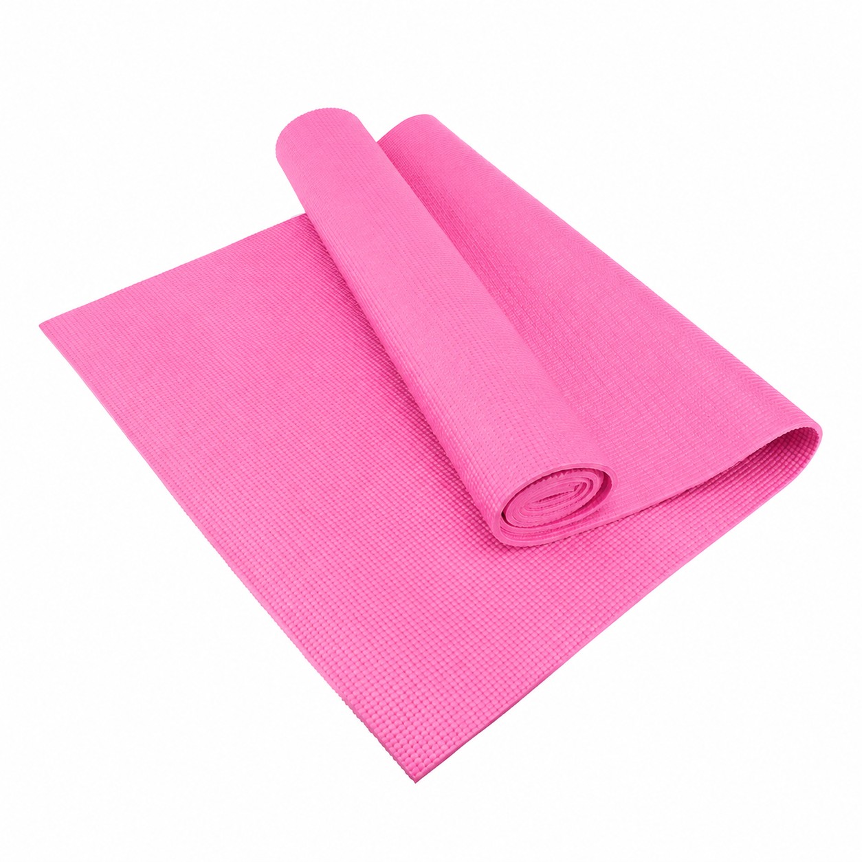 Full Length PVC Exercise Mat — Pink