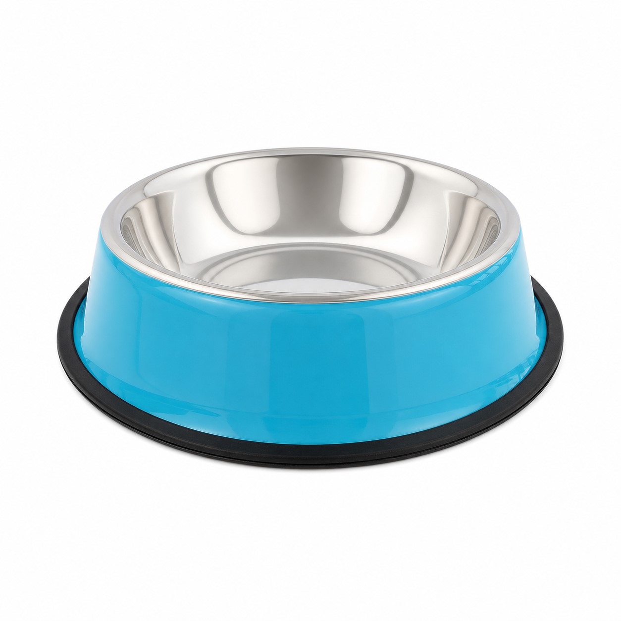 Stainless Steel Dog Bowl With Nonslip Base — view 2
