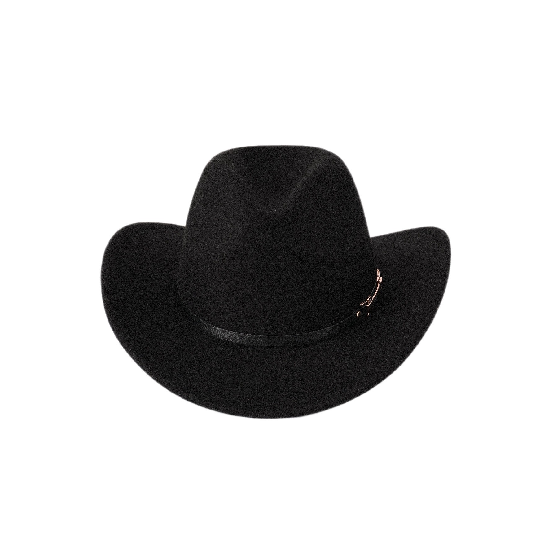 Buckle Trim Polyester Cowboy Hat — view 2
