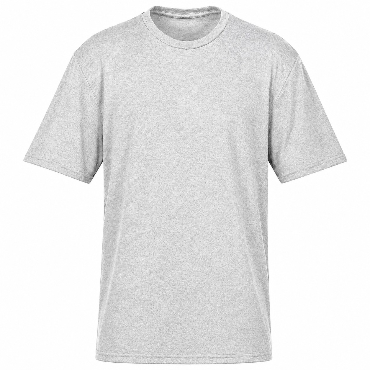 Tri Blend Crewneck Shirt — Silver