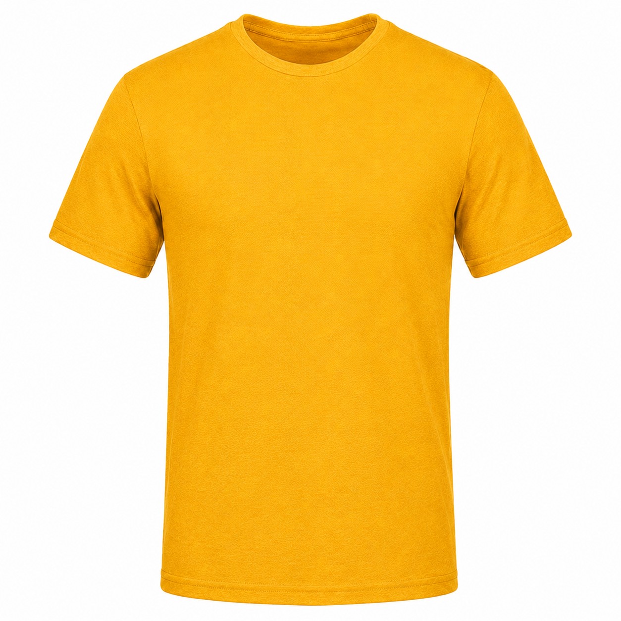 Contrast Quarter Zip Performance Pullover — Gold