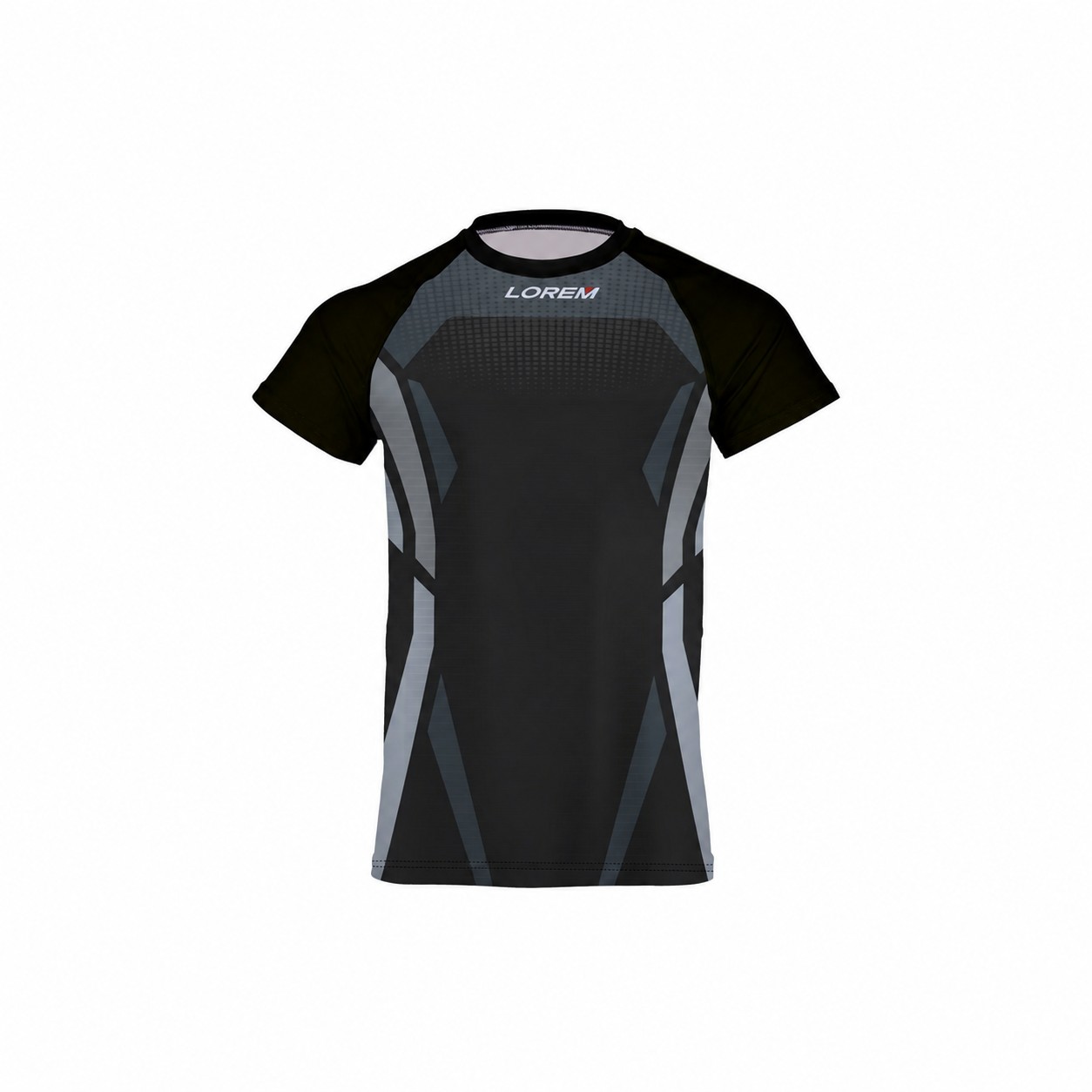 Men's Compression Gym Workout Shirt — Gray