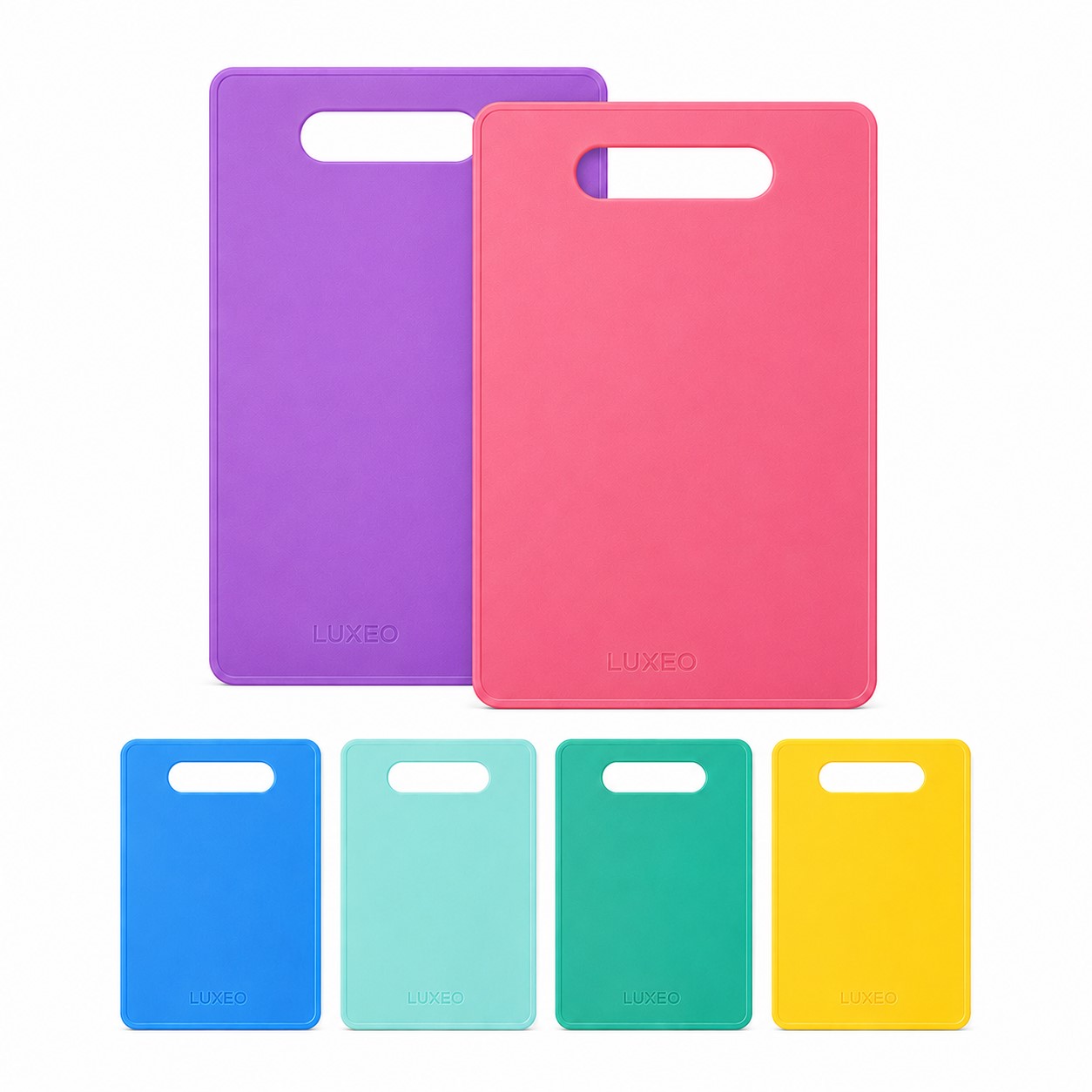 Nonslip Plastic Cutting Board With Handhold
