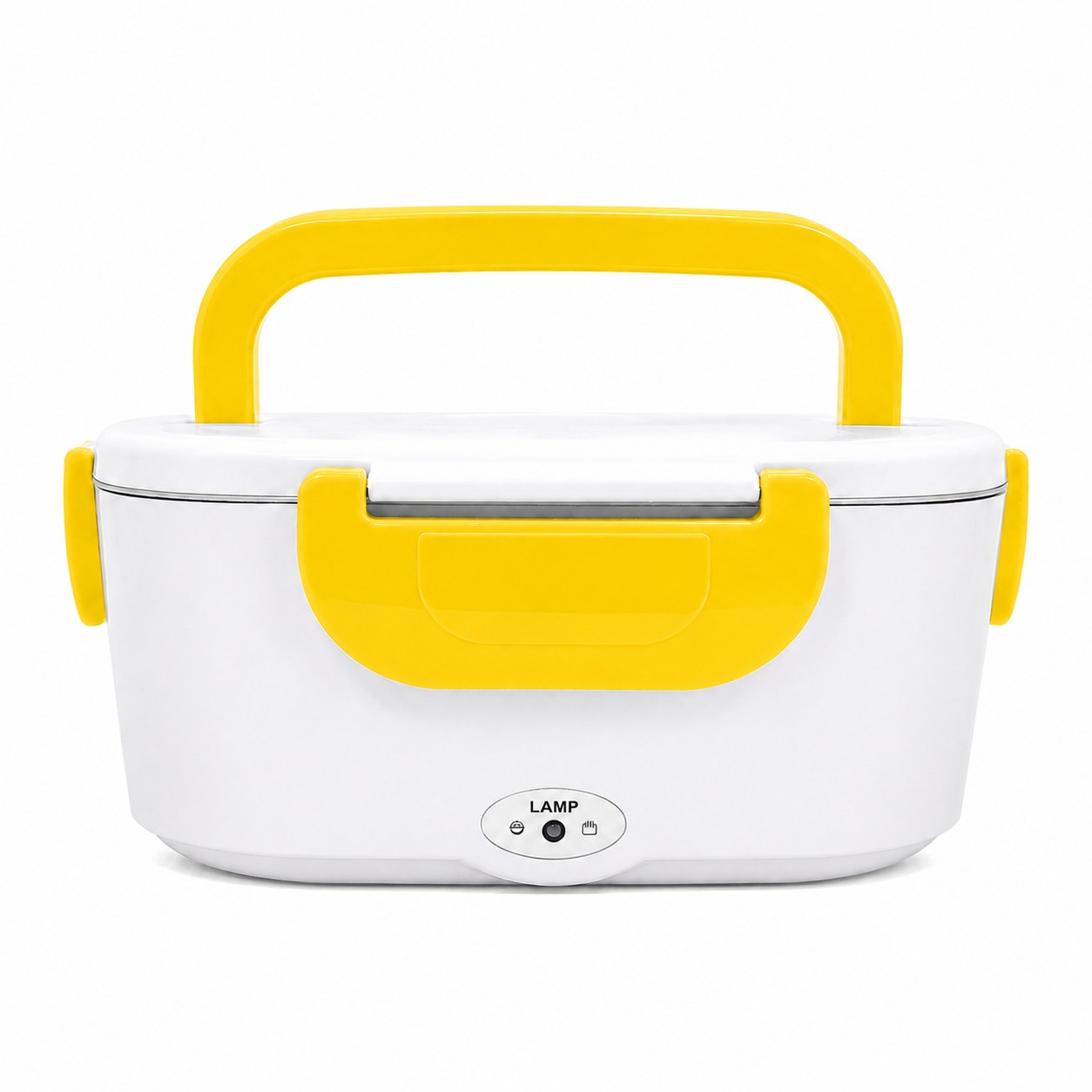 Electric Stainless Lunch Box Warmer — Yellow