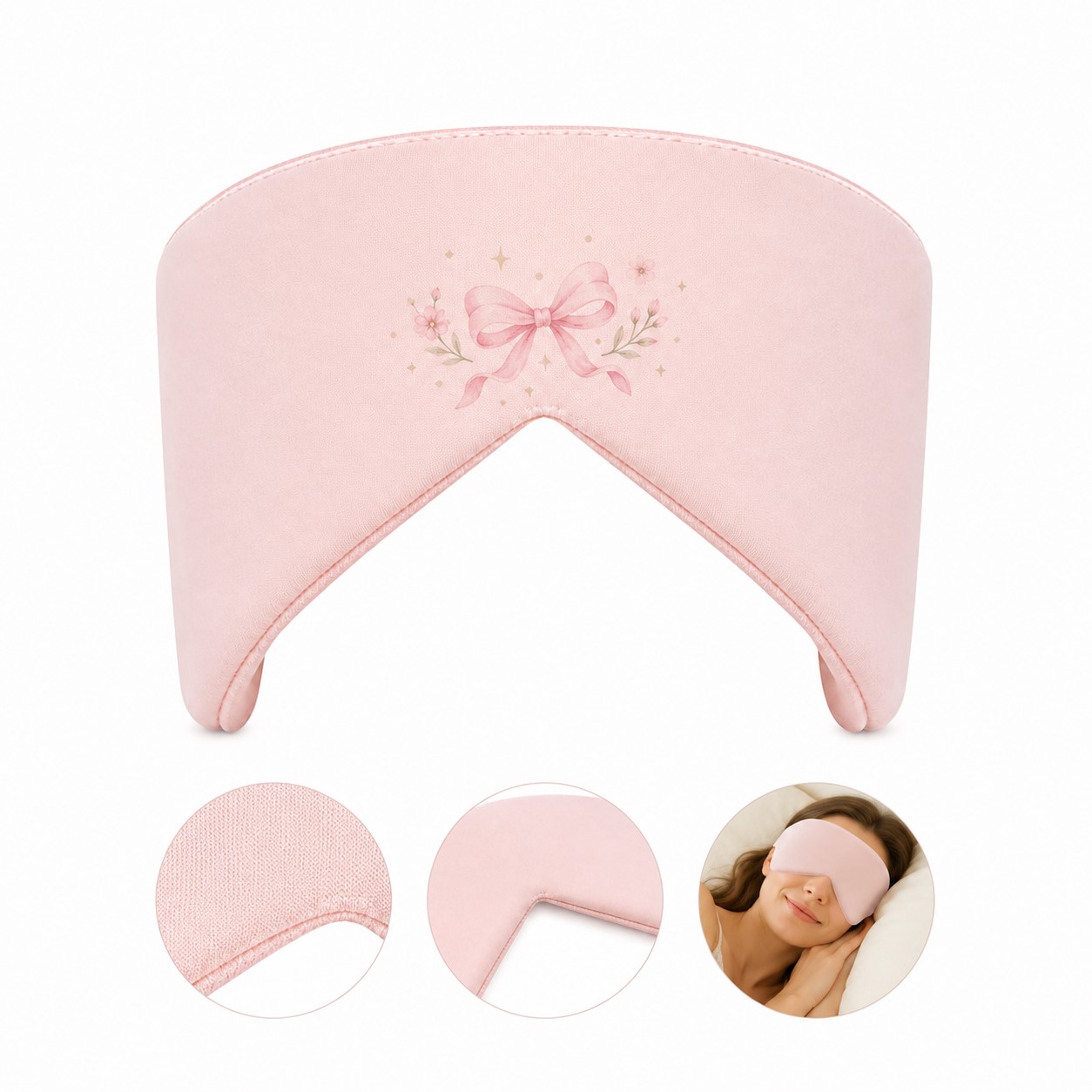 Adjustable Cotton Contoured Sleep Mask