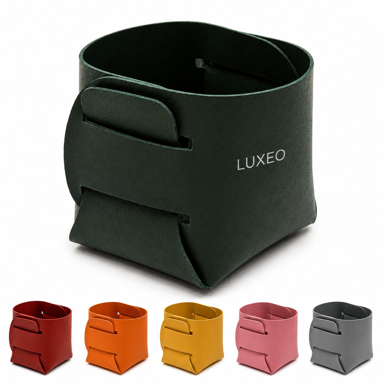 Compact Waterproof Cork Leather Pen Holder