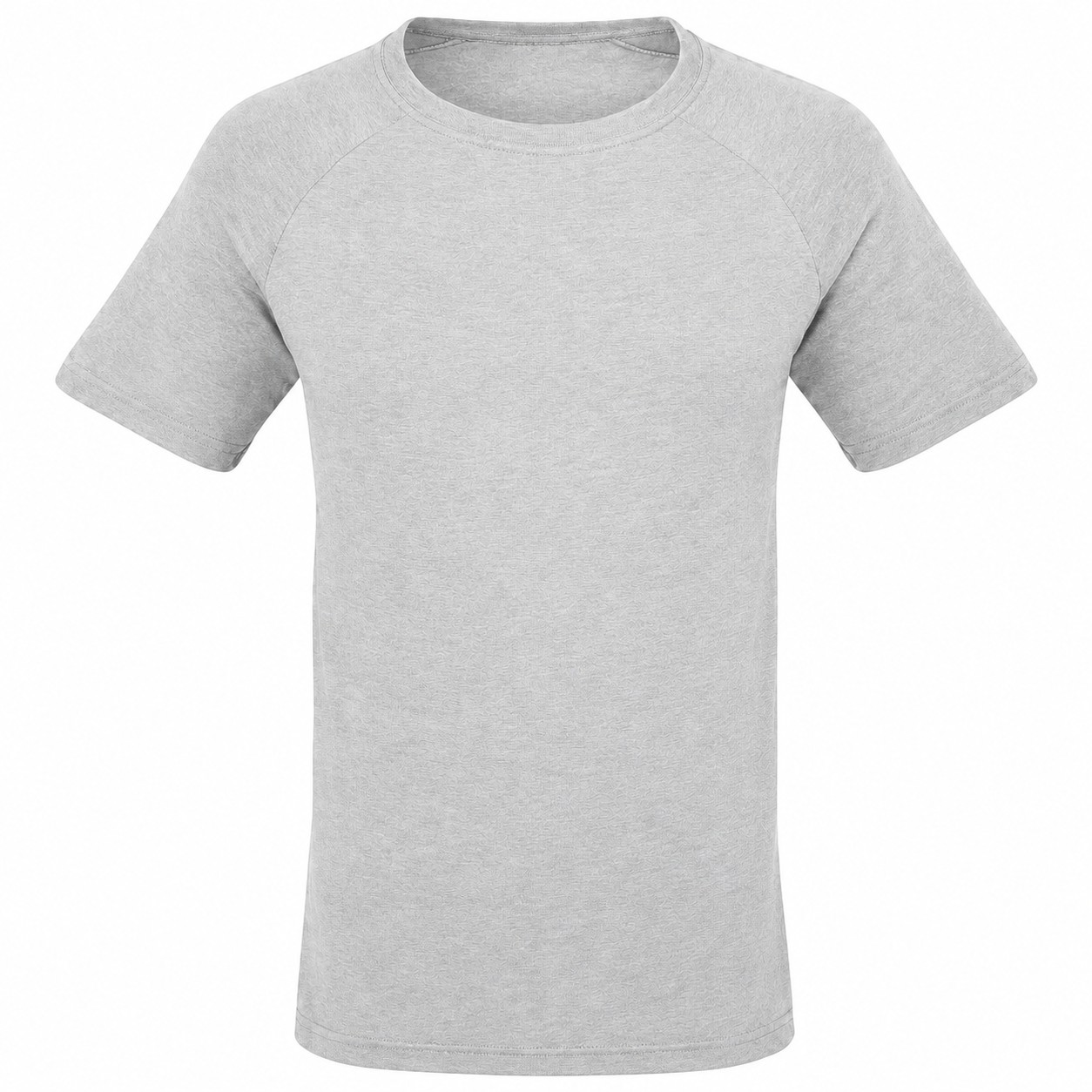 Men's CVC Raglan Jersey Shirt — Silver