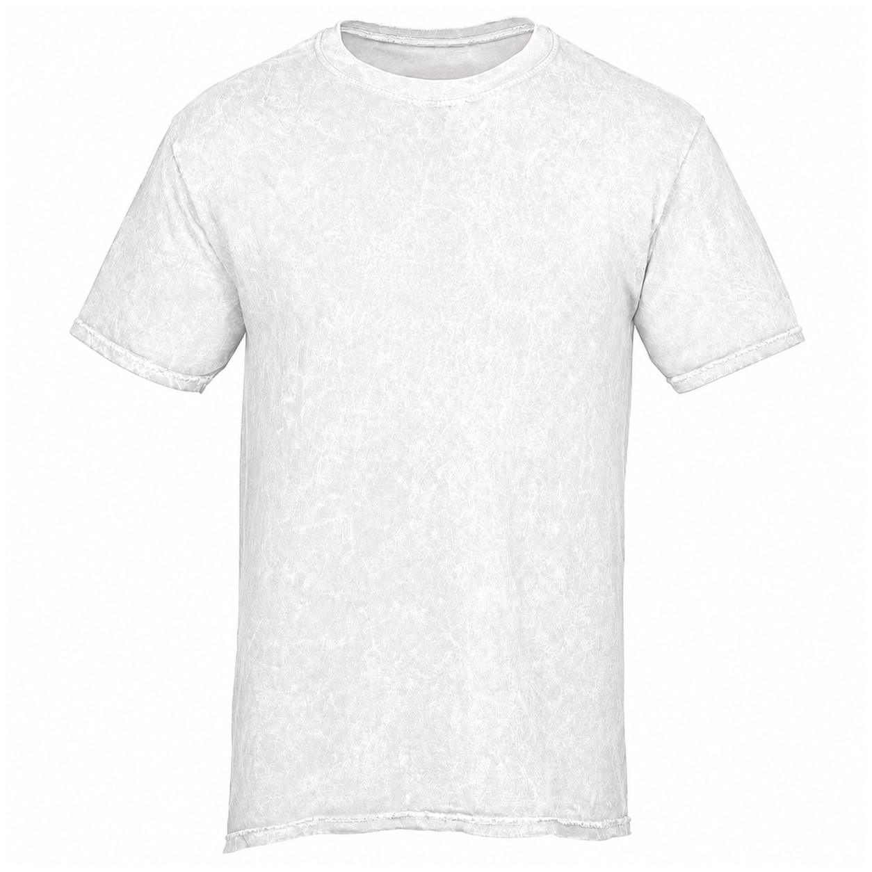 Vintage Wash Cotton Tie Dye Shirt — White