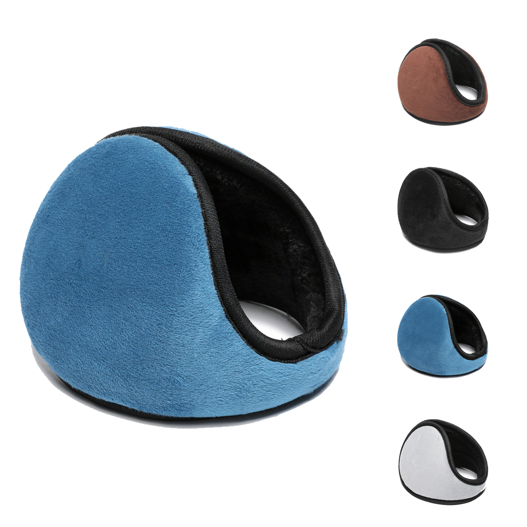 Behind Head Cashmere Earmuffs — view 2