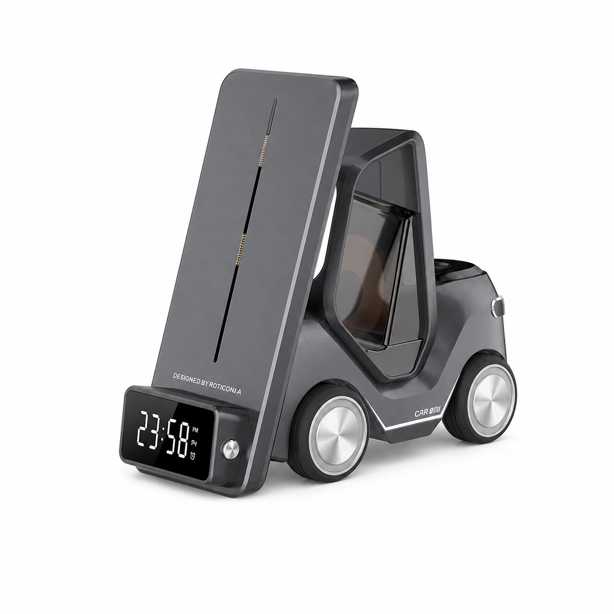Forklift Style ABS Wireless Charging Stand — view 2