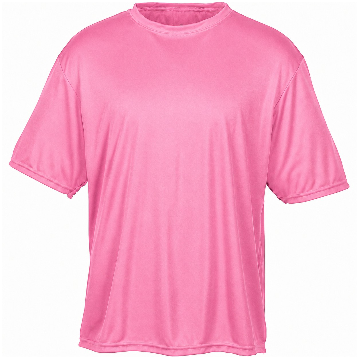 Men's Cooling Recycled Polyester Tee — Pink