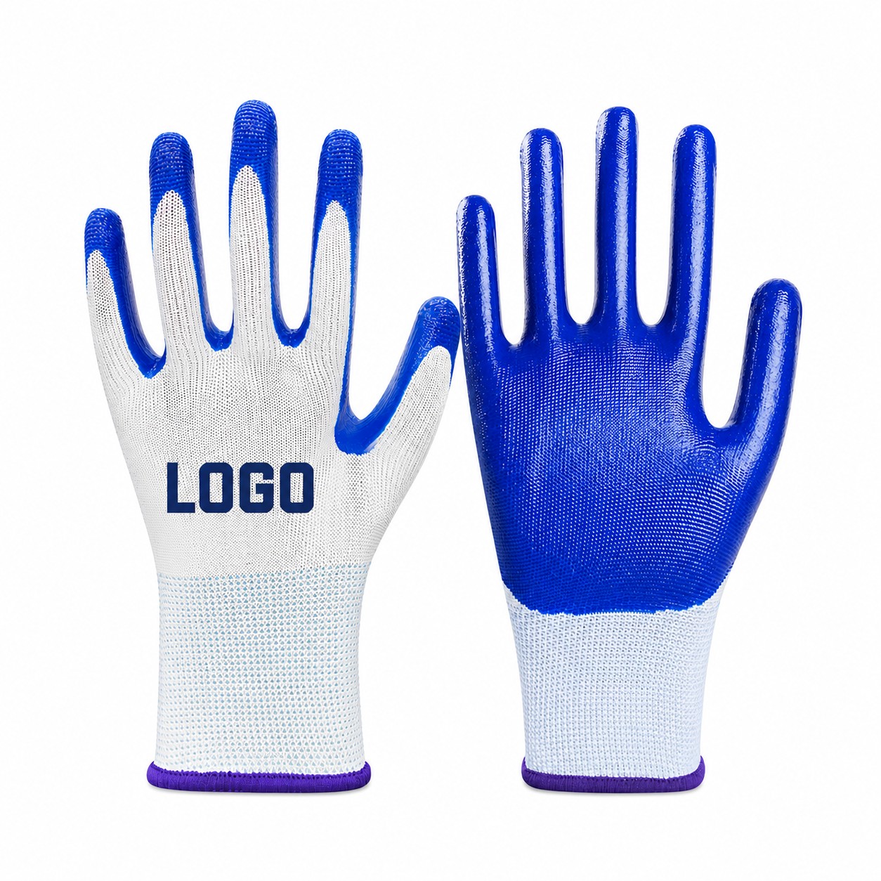Nitrile Coated Grip Work Gloves