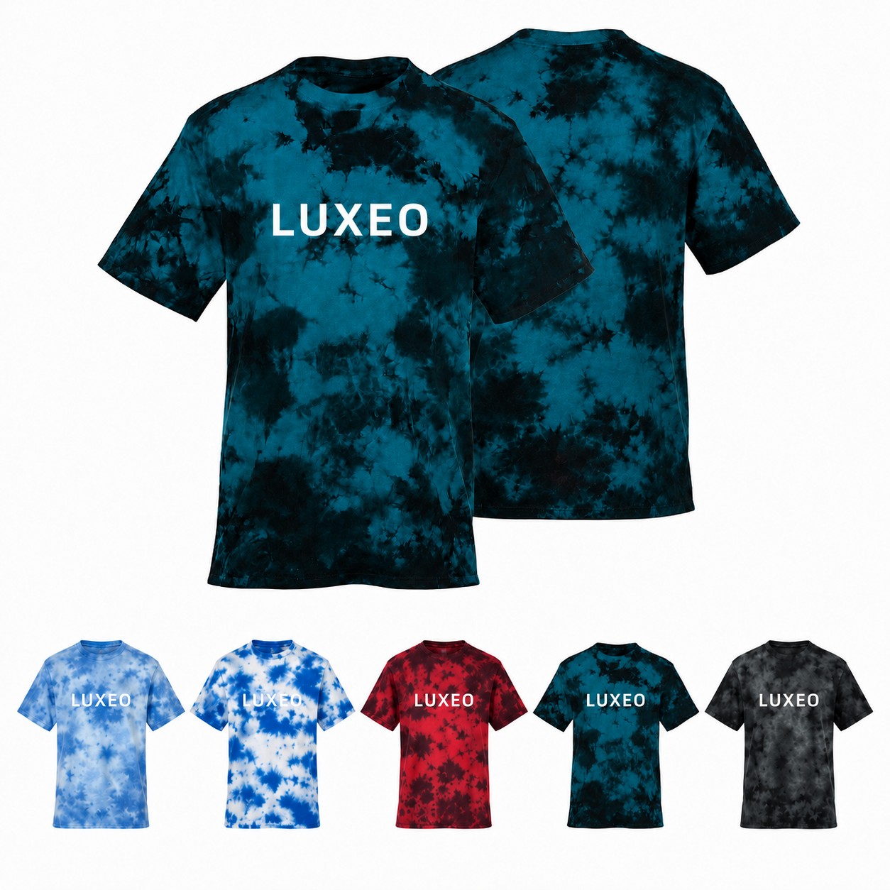 Crystal Dyed Cotton Crewneck Tee