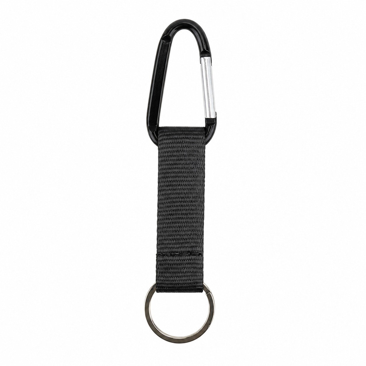 Carabiner Key Fob With Polyester Strap — view 2