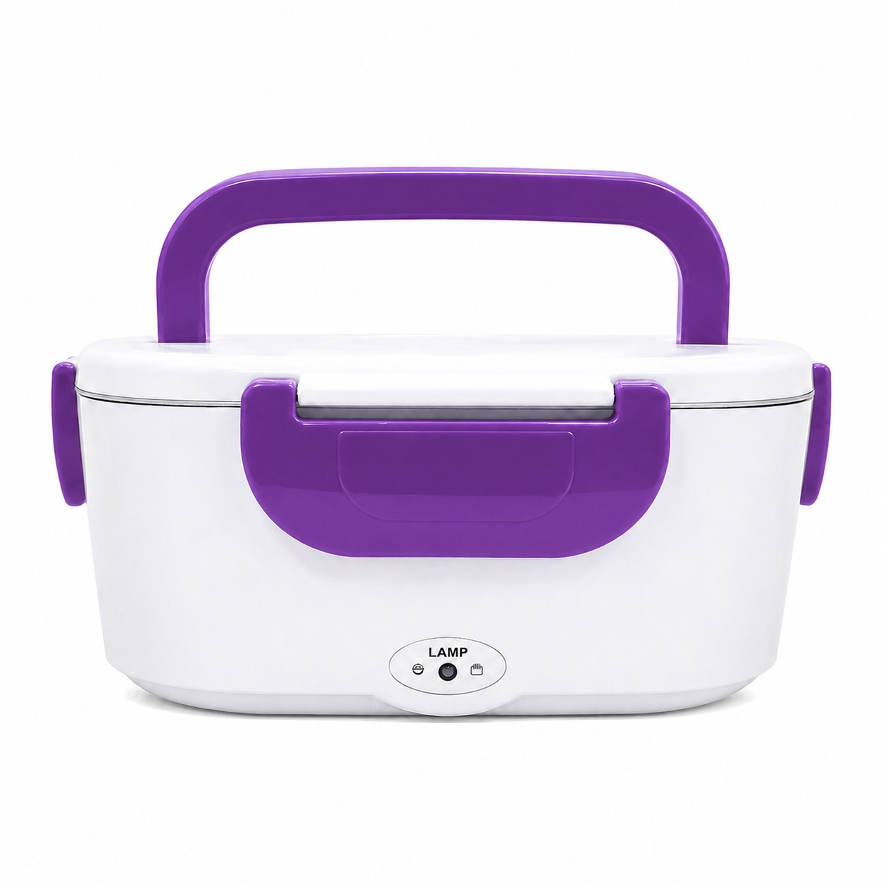 Electric Stainless Lunch Box Warmer — Purple