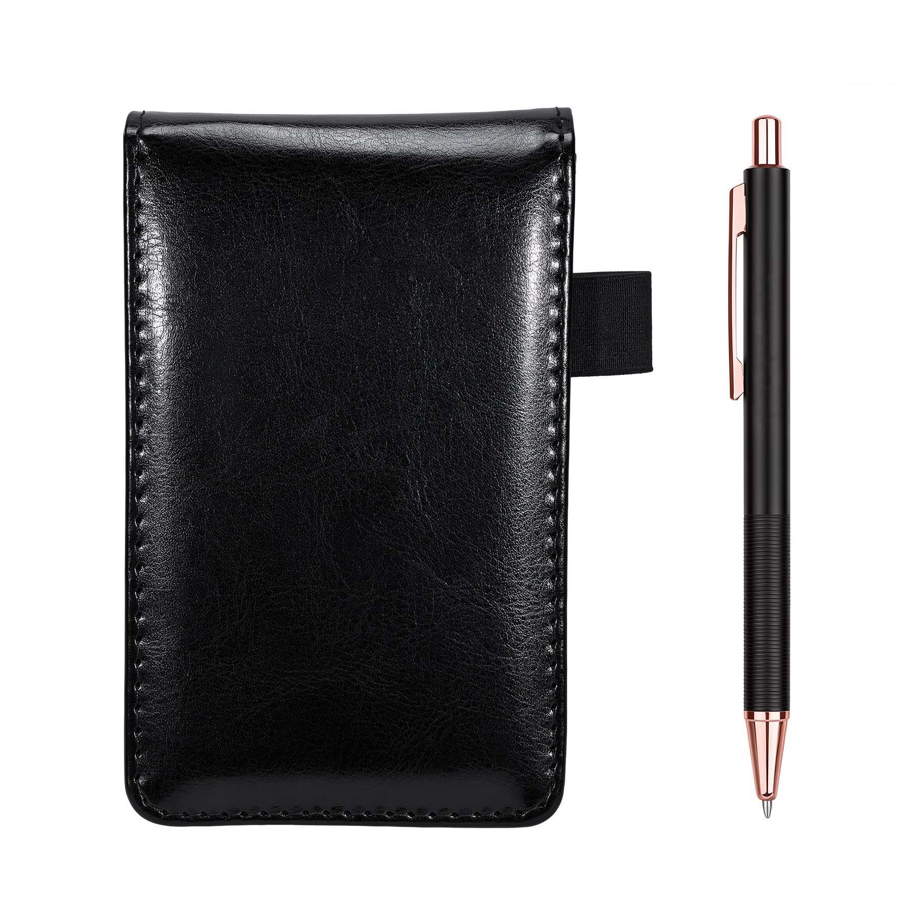 A7 PU Memo Pad Pen Holder — view 2