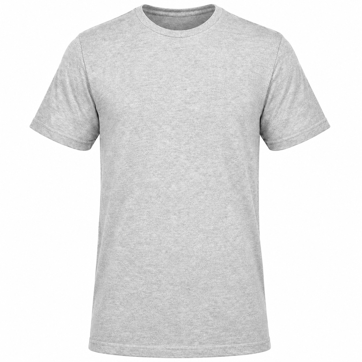 Ringspun Cotton Polyester T Shirt — Silver