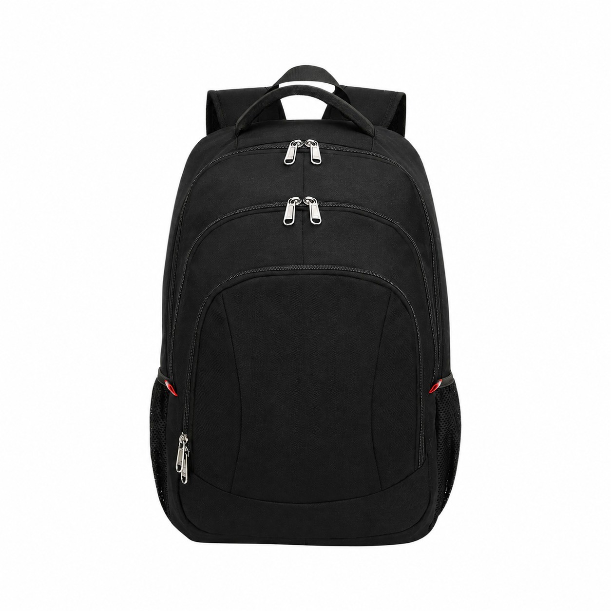 Reinforced Handles Laptop Backpack — Black