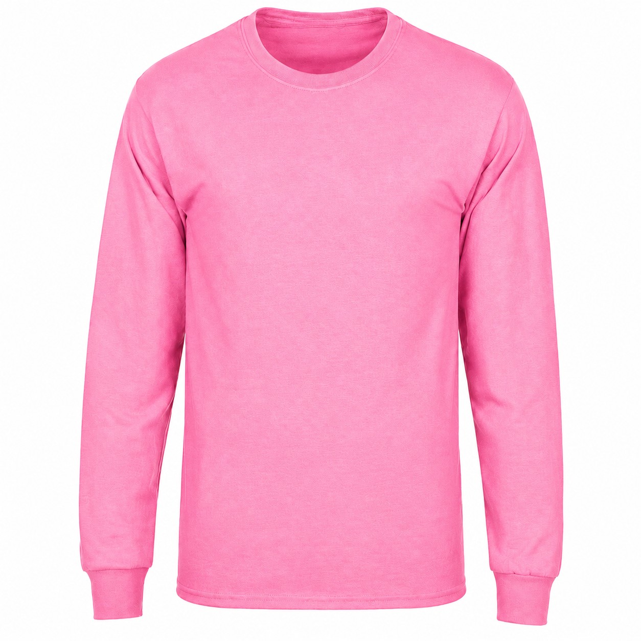6-Ounce Cotton Long Sleeve Shirt — Pink