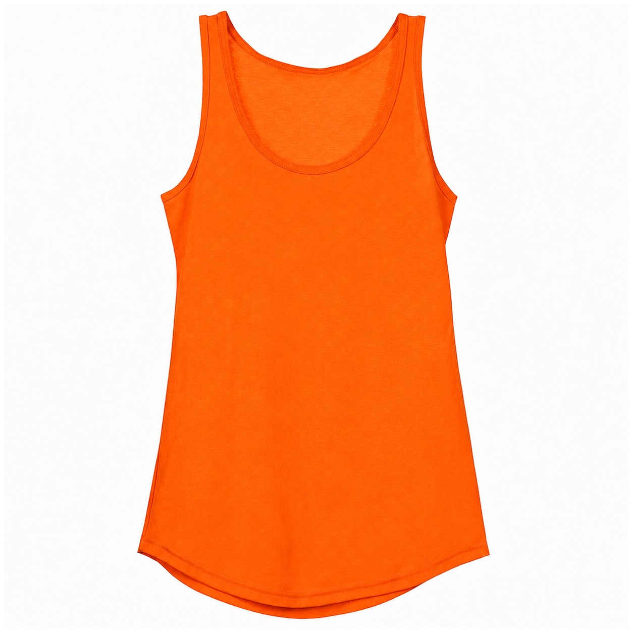 Ladies Cotton Classic Tank Top — Orange