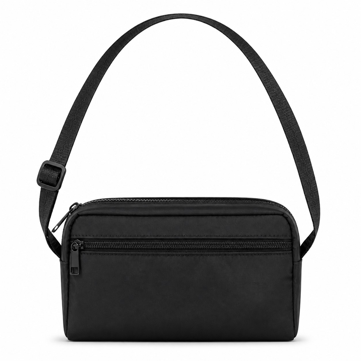 Polyester Sling Pouch With Zippered Front Pocket — view 2