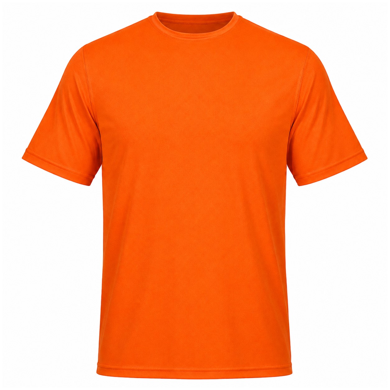 Moisture Wicking Quarter Zip Pullover — Orange