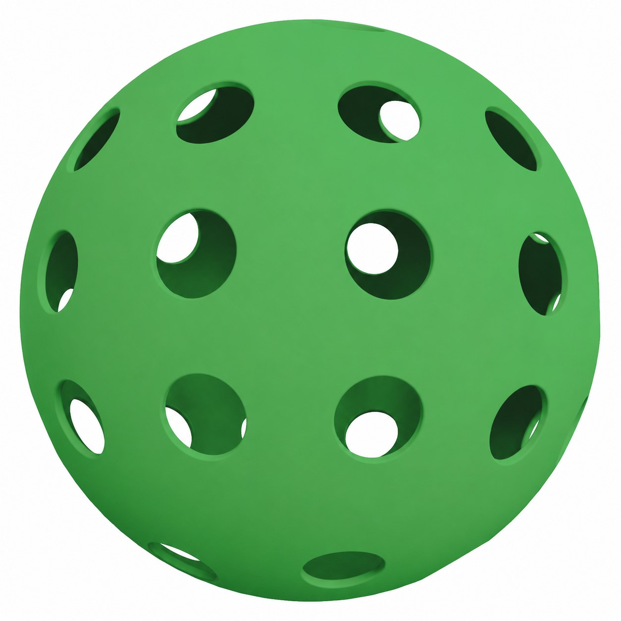Forty Hole TPE Pickleball Ball — Green