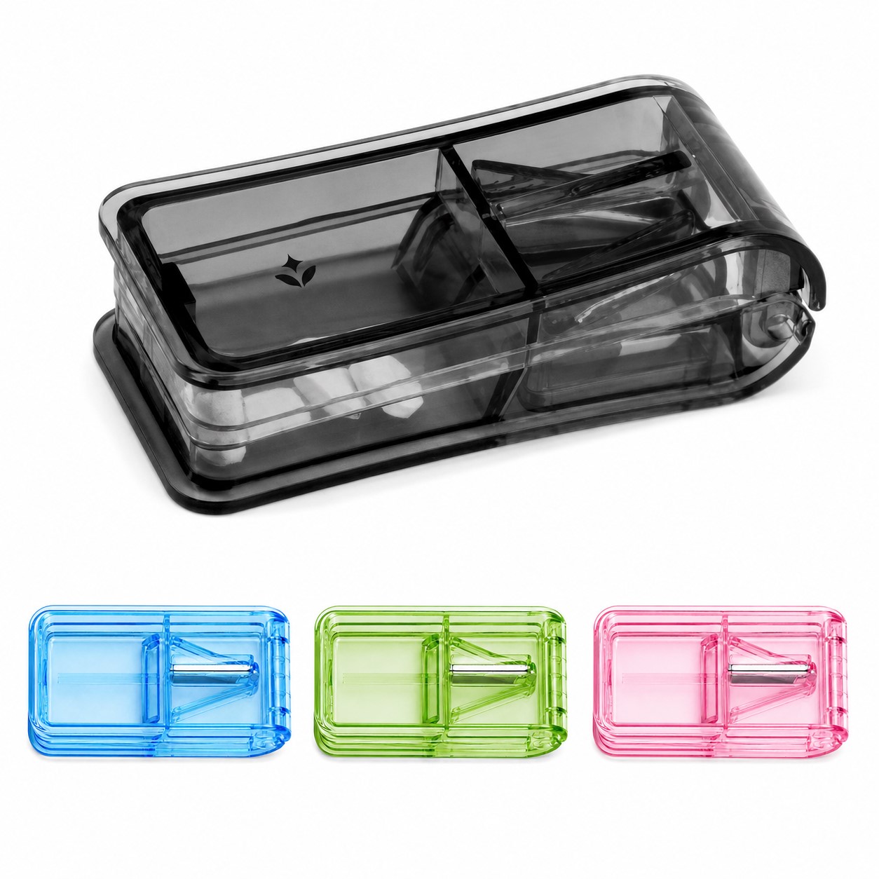 Compact Pill Splitter With Storage Compartment