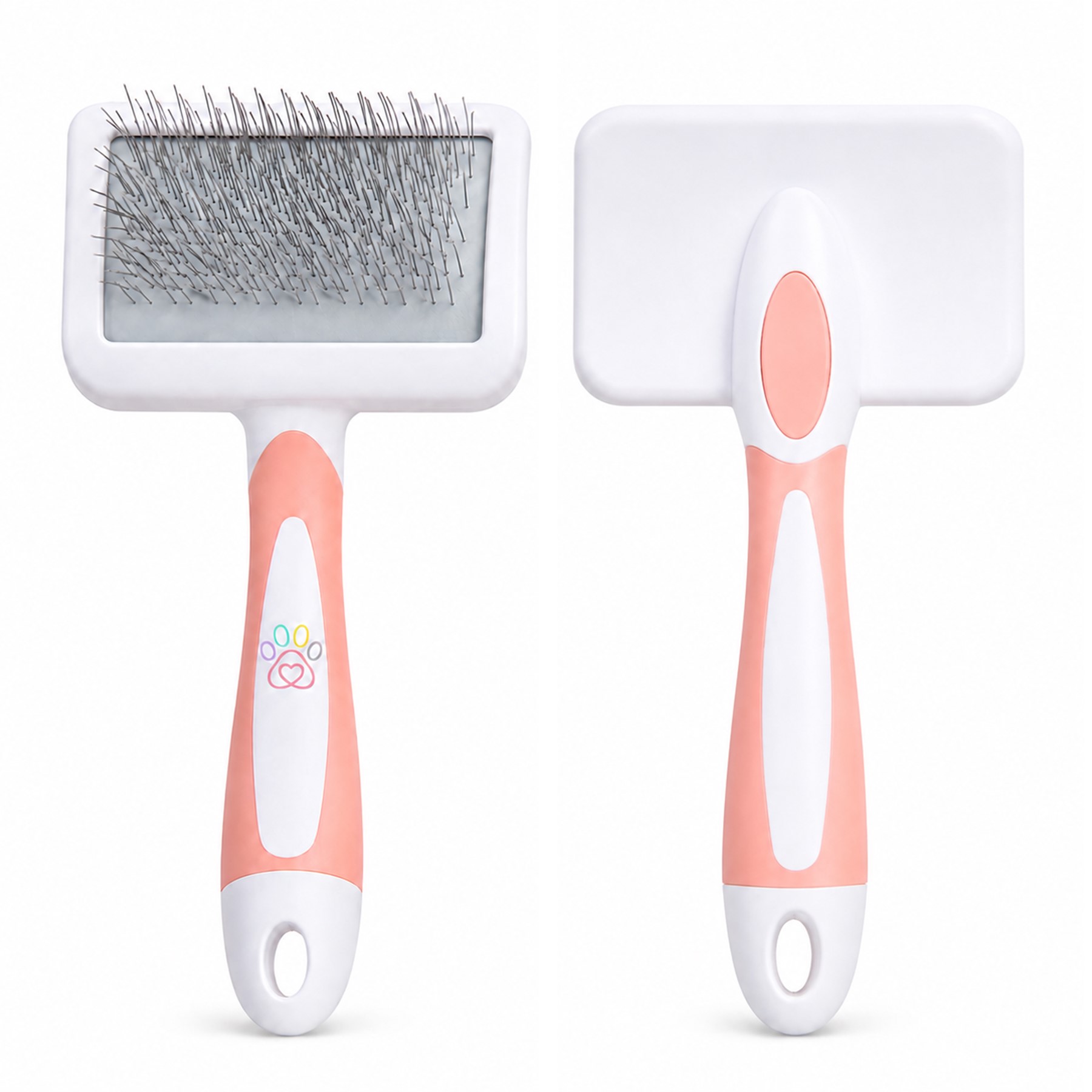 Comfort Grip Stainless Steel Pet Slicker Brush