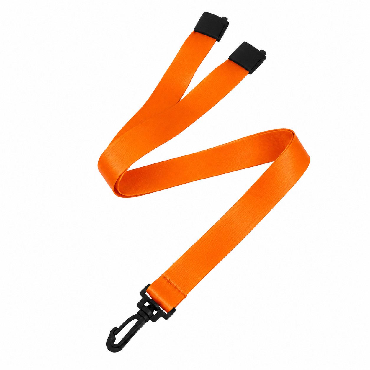Breakaway Satin Swivel Hook Lanyard — view 2