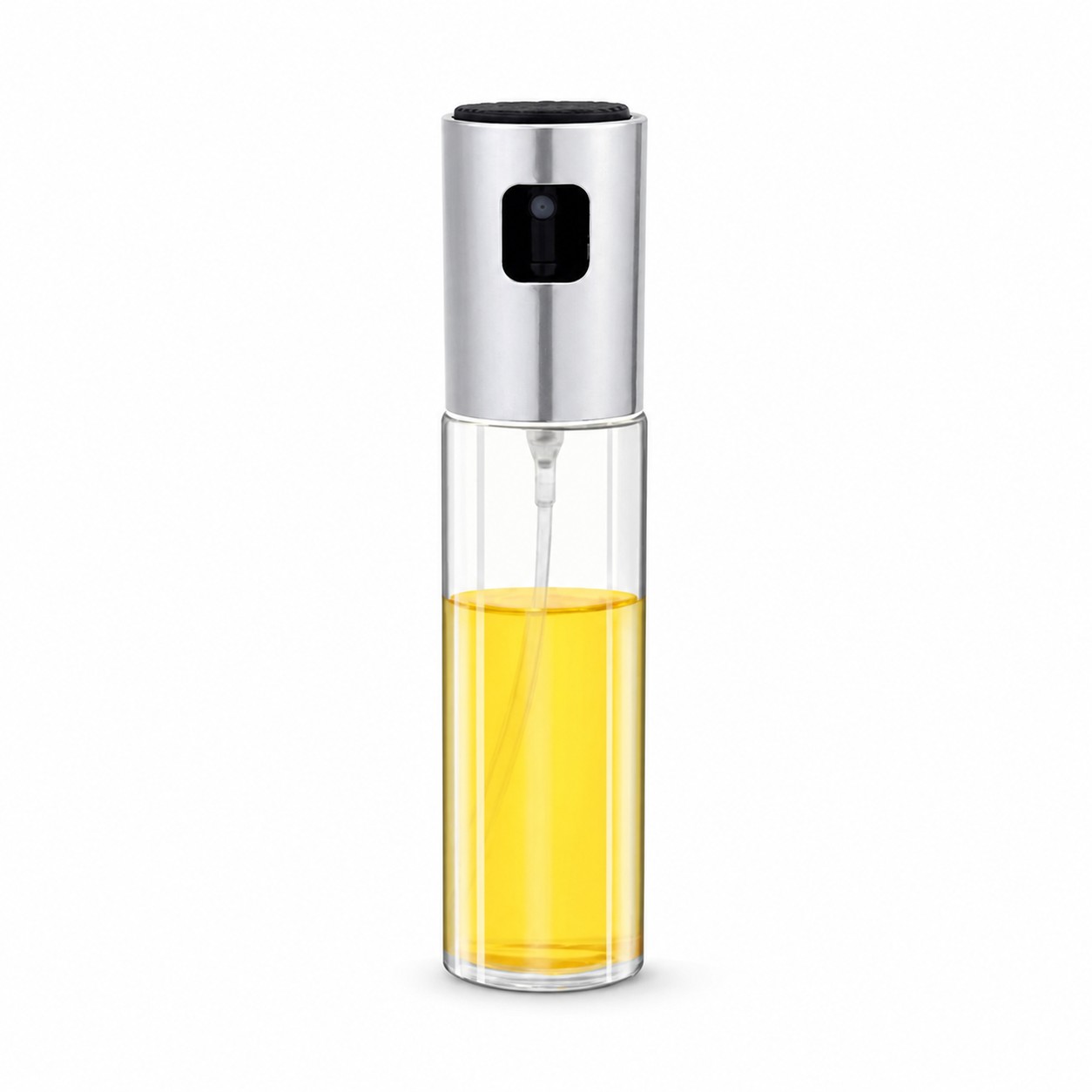 Glass Oil Sprayer With Stainless Steel Top — view 2