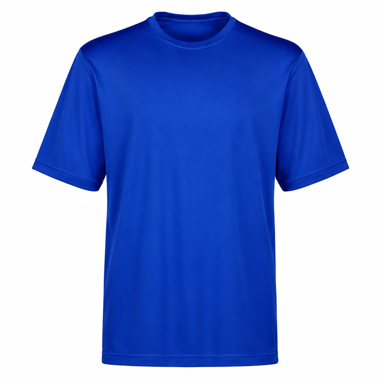 Recycled Polyester Stretch Quarter-Zip Pullover — Blue