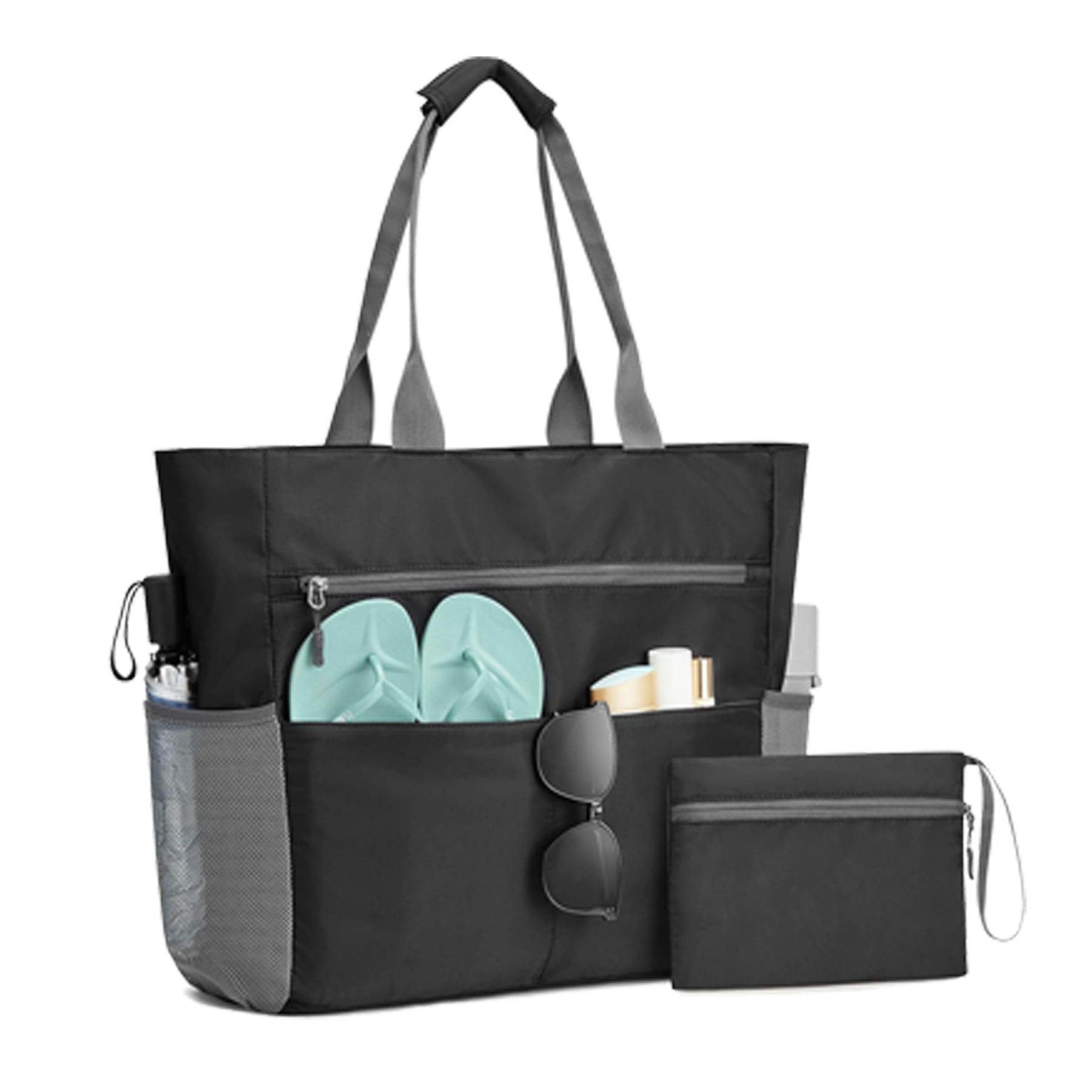 Waterproof Polyester Beach Tote Bag — view 2