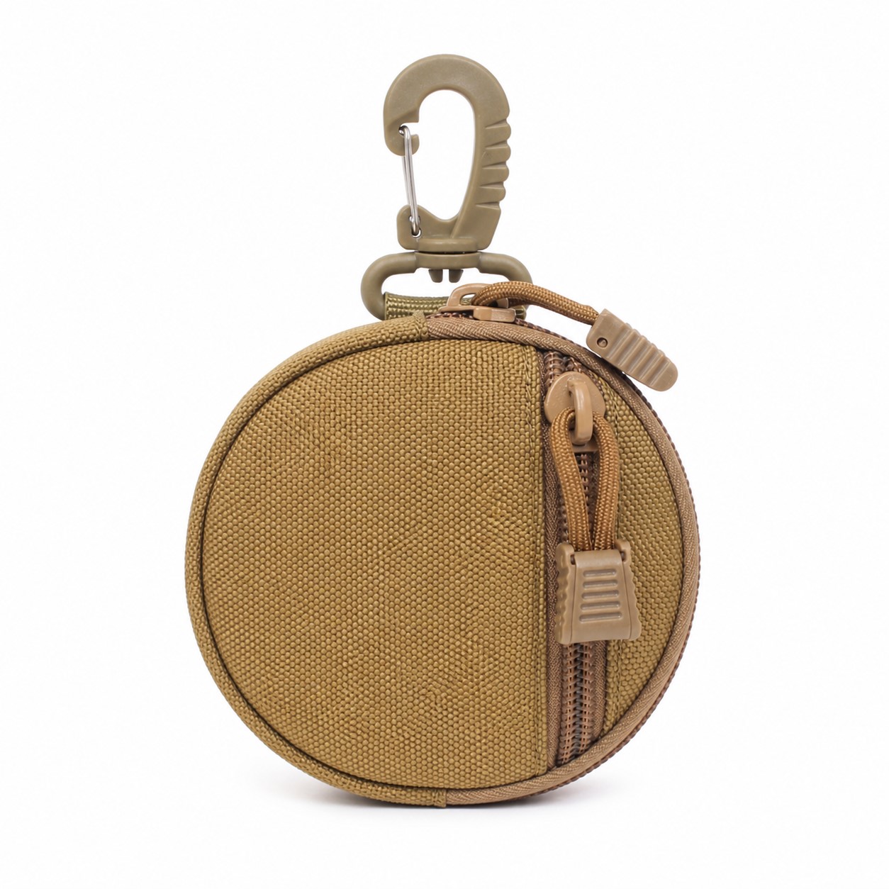 Round Nylon Coin Wallet With Detachable Hook — view 2